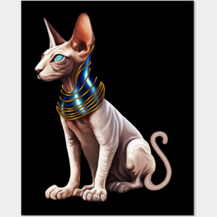 Sphynx Cat, Cat Lover Posters and Art