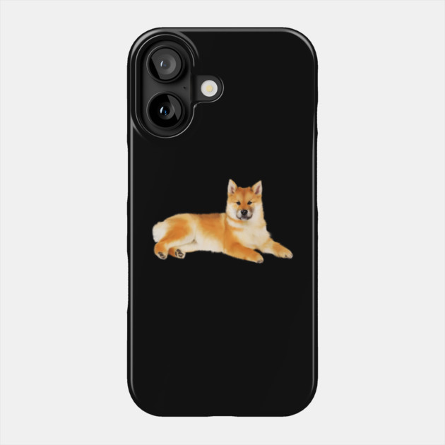 Shiba Inu Dog Resting, Love Shiba Inu Dogs Phone Case by logiamerch