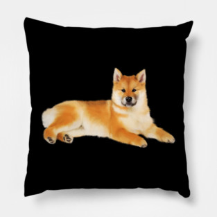 Shiba Inu Dog Resting, Love Shiba Inu Dogs Pillow