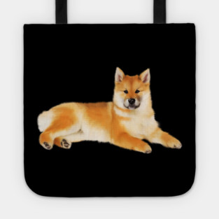 Shiba Inu Dog Resting, Love Shiba Inu Dogs Tote