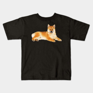 Shiba Inu Dog Resting, Love Shiba Inu Dogs Kids T-Shirt