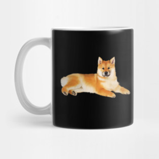 Shiba Inu Dog Resting, Love Shiba Inu Dogs Mug