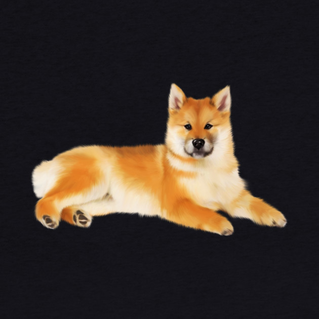 Shiba Inu Dog Resting, Love Shiba Inu Dogs by logiamerch