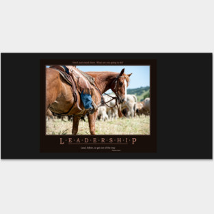 Lead, follow, or get out of the way! Posters and Art