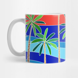 Palmisland, palmtrees, beach and coconuts Mug