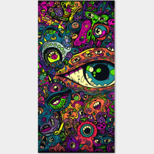 Trippy Eyeballs Series #2 Posters and Art
