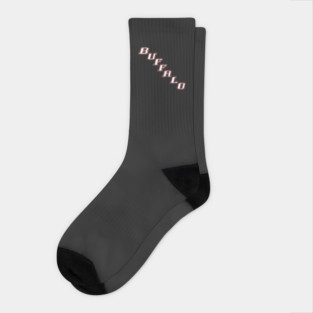 Buffalo Hockey Wordmark Socks