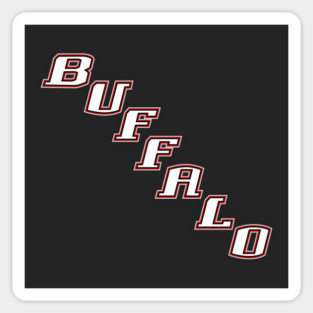 Buffalo Hockey Wordmark Sticker