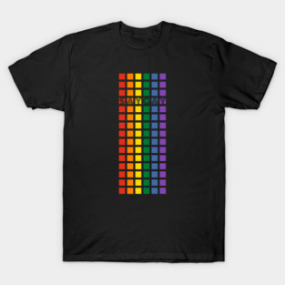 Say Gay Pride Grid T-Shirt