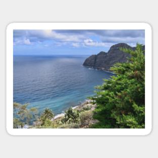 Sea View from La Gomera Sticker
