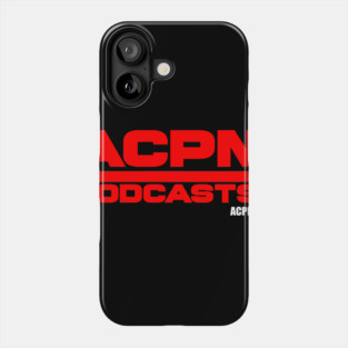 ACPN Logo - Red Monday Evening Fisticuffs Variant Phone Case