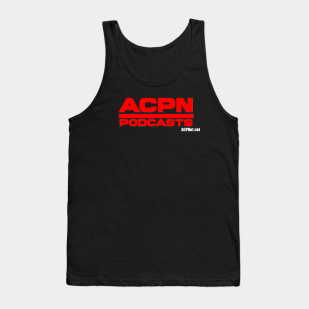 ACPN Logo - Red Monday Evening Fisticuffs Variant Tank Top by Art Comedy Pop-Culture Network!