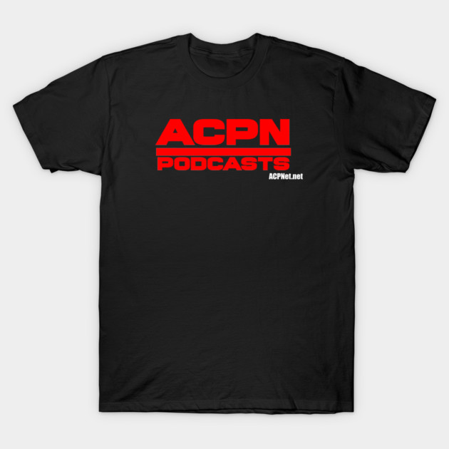 ACPN Logo - Red Monday Evening Fisticuffs Variant T-Shirt by Art Comedy Pop-Culture Network!