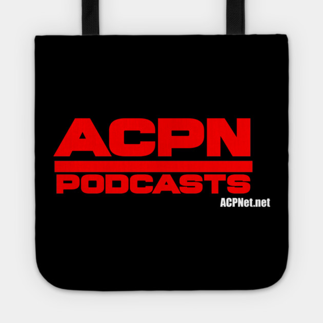 ACPN Logo - Red Monday Evening Fisticuffs Variant Tote by Art Comedy Pop-Culture Network!
