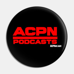 ACPN Logo - Red Monday Evening Fisticuffs Variant Pin