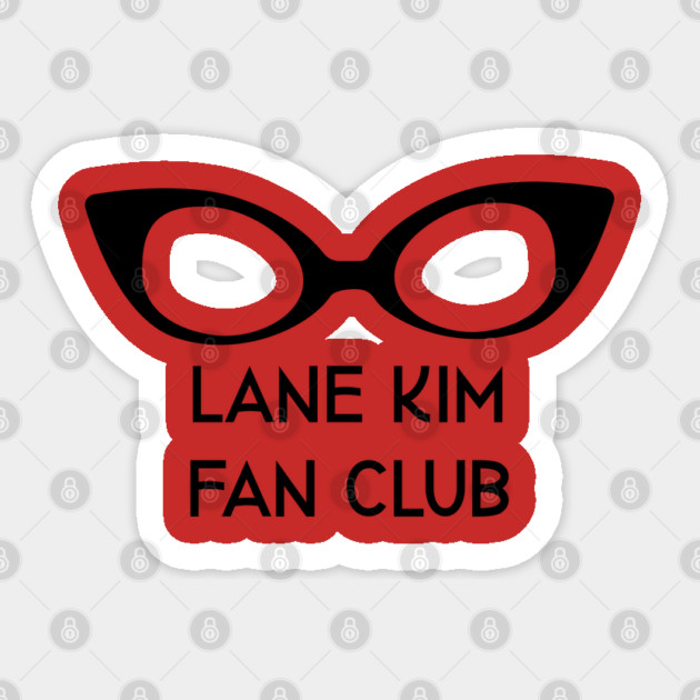Lane Kim Fan Club / HEP ALIEN Sticker by Stars Hollow Mercantile