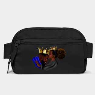 African Dad and Daughter, Fathers Day Gift. King and Princess Bag