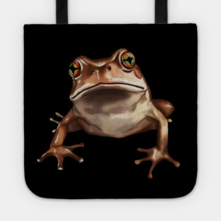 Brown Frog, Tropical Animal, Love Frogs Tote