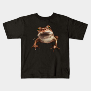 Brown Frog, Tropical Animal, Love Frogs Kids T-Shirt