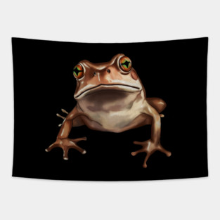 Brown Frog, Tropical Animal, Love Frogs Tapestry