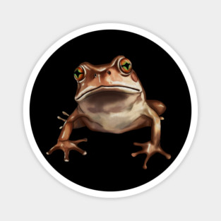 Brown Frog, Tropical Animal, Love Frogs Magnet
