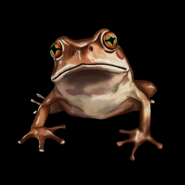 Brown Frog, Tropical Animal, Love Frogs by logiamerch