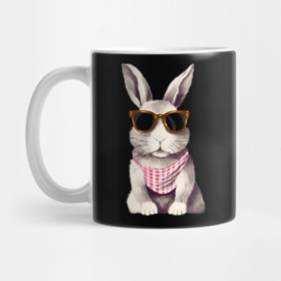 Cute Bunny Rabbit wearing Shades Mug