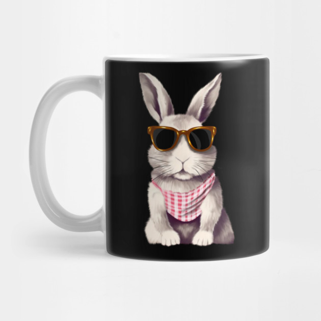 Cute Bunny Rabbit wearing Shades by logiamerch