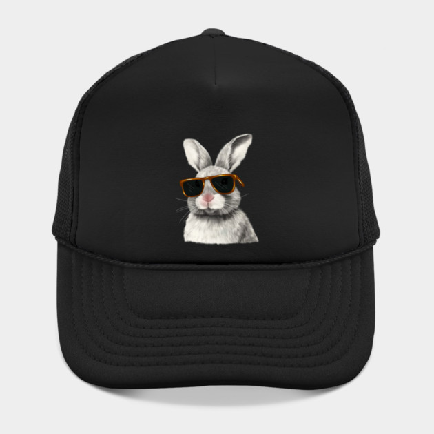 Cute Rabbit wearing Sun Glasses, Love Bunnies by logiamerch