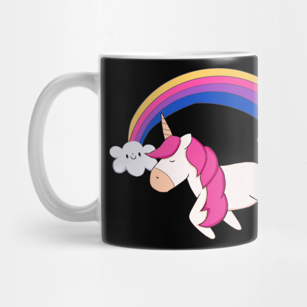 Kawaii Unicorn with Rainbow, Love Unicorns by logiamerch