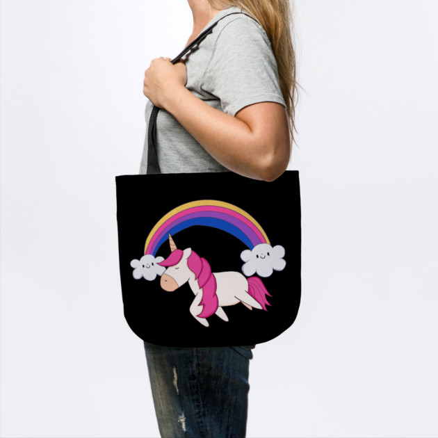 Kawaii Unicorn with Rainbow, Love Unicorns by logiamerch