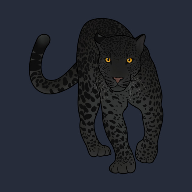 Black Jaguar Panther Stalking by logiamerch