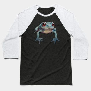 Blue Tropical Frog, Love Frogs Baseball T-Shirt