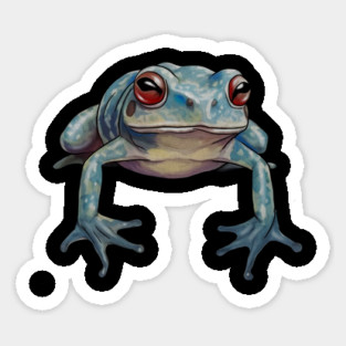 Blue Tropical Frog, Love Frogs Magnet