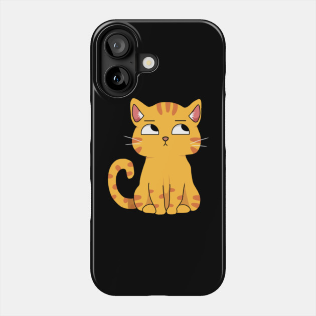 Cute Cat Kawaii Style, Ginger Cat Phone Case by logiamerch