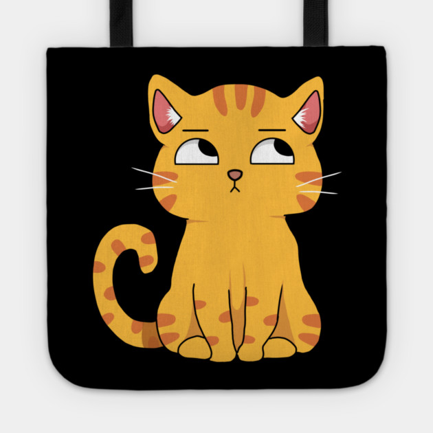 Cute Cat Kawaii Style, Ginger Cat Tote by logiamerch