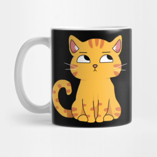Cute Cat Kawaii Style, Ginger Cat Mug