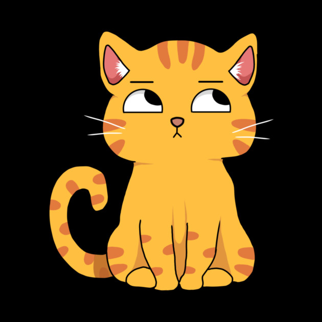 Cute Cat Kawaii Style, Ginger Cat by logiamerch