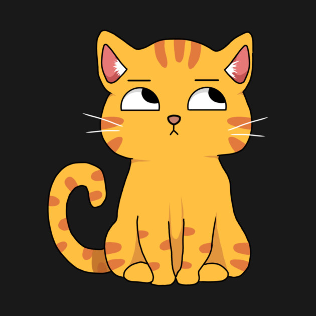 Cute Cat Kawaii Style, Ginger Cat by logiamerch