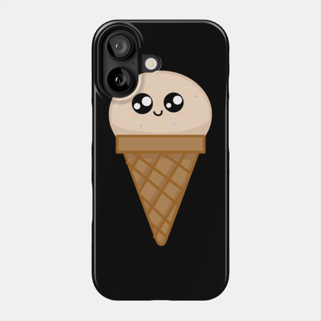 Kawaii Icec ream, Cute Icecream Lover with Sprinkles Phone Case by logiamerch