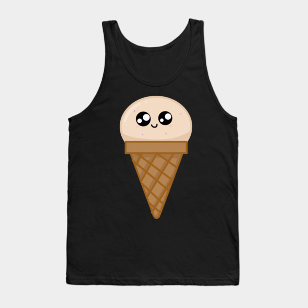 Kawaii Icec ream, Cute Icecream Lover with Sprinkles Tank Top by logiamerch
