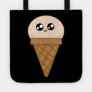 Kawaii Icec ream, Cute Icecream Lover with Sprinkles Tote