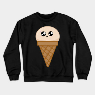 Kawaii Icec ream, Cute Icecream Lover with Sprinkles Crewneck Sweatshirt