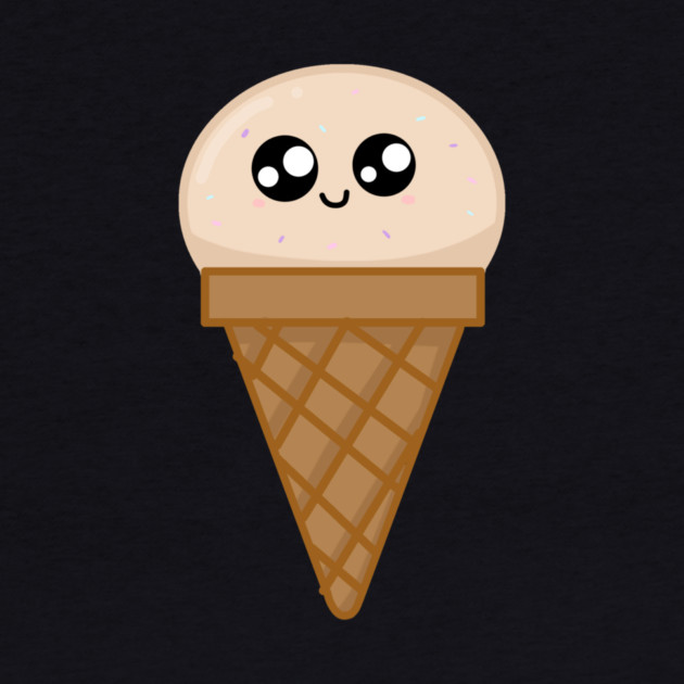 Kawaii Icec ream, Cute Icecream Lover with Sprinkles by logiamerch