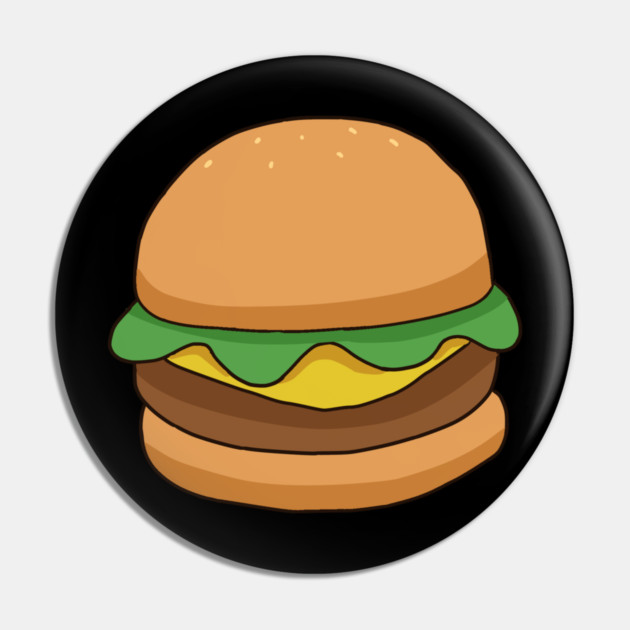 Cute Cheese Burger Pin by logiamerch