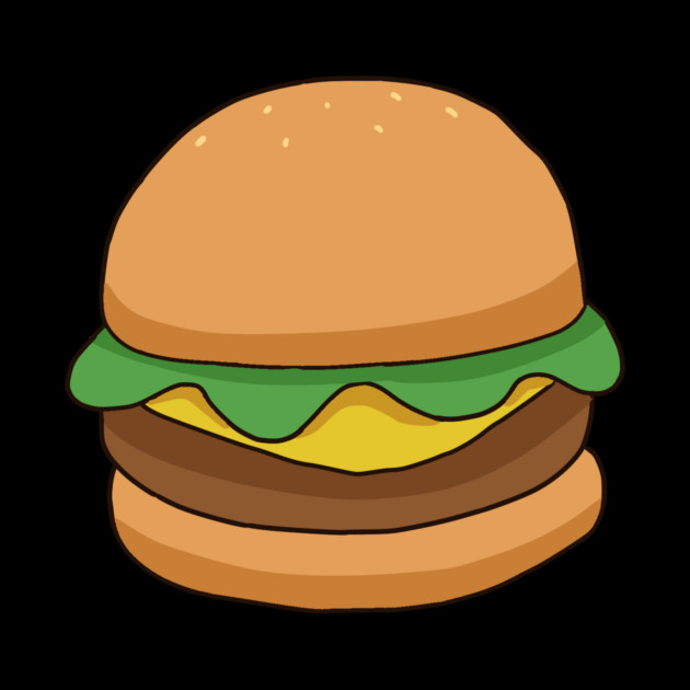 Cute Cheese Burger by logiamerch