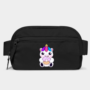 Kawaii Unicorn eating Donut Bag