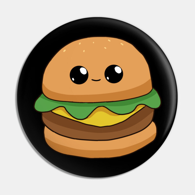 Cute Cheese Burger Kawaii Style Pin by logiamerch