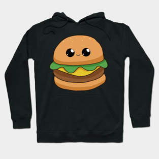 Cute Cheese Burger Kawaii Style Hoodie