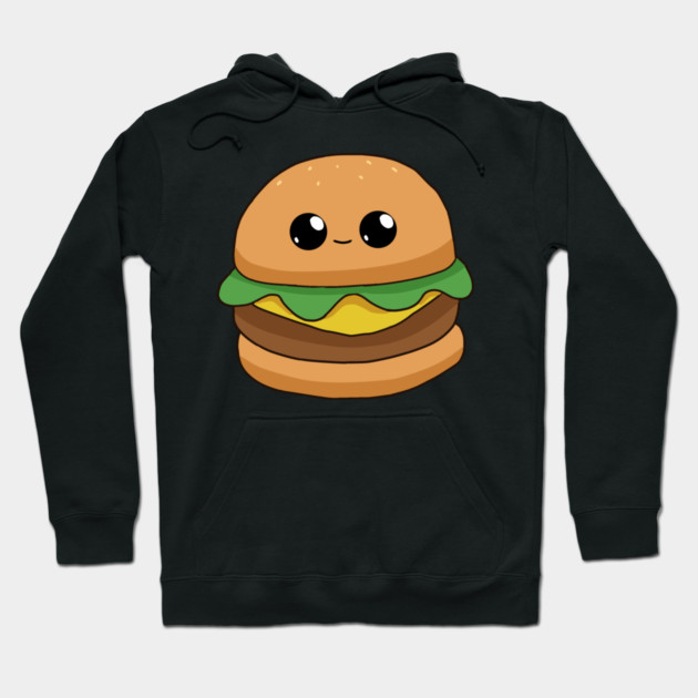 Cute Cheese Burger Kawaii Style Hoodie by logiamerch